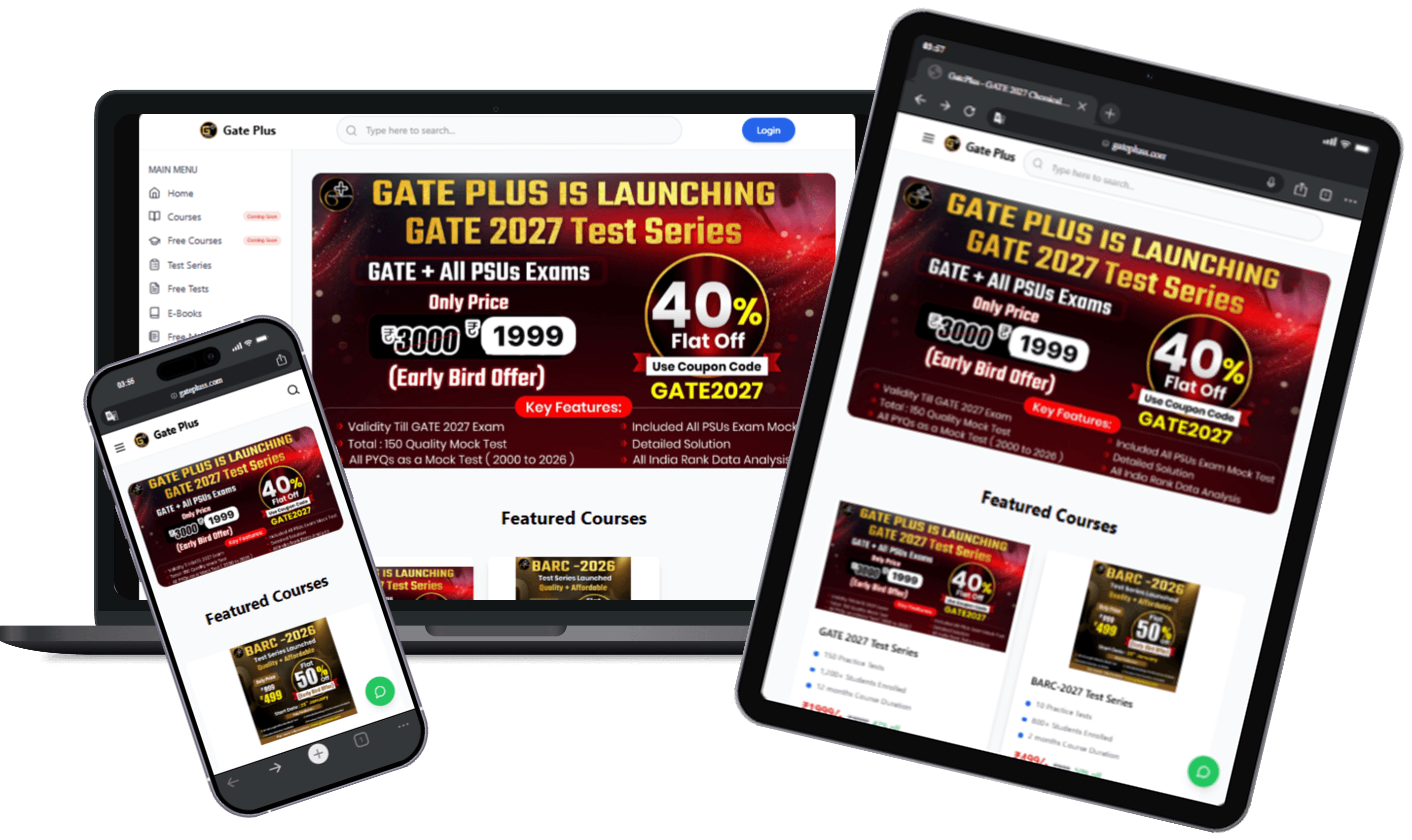 Gate Plus - Ed-techh project showcase